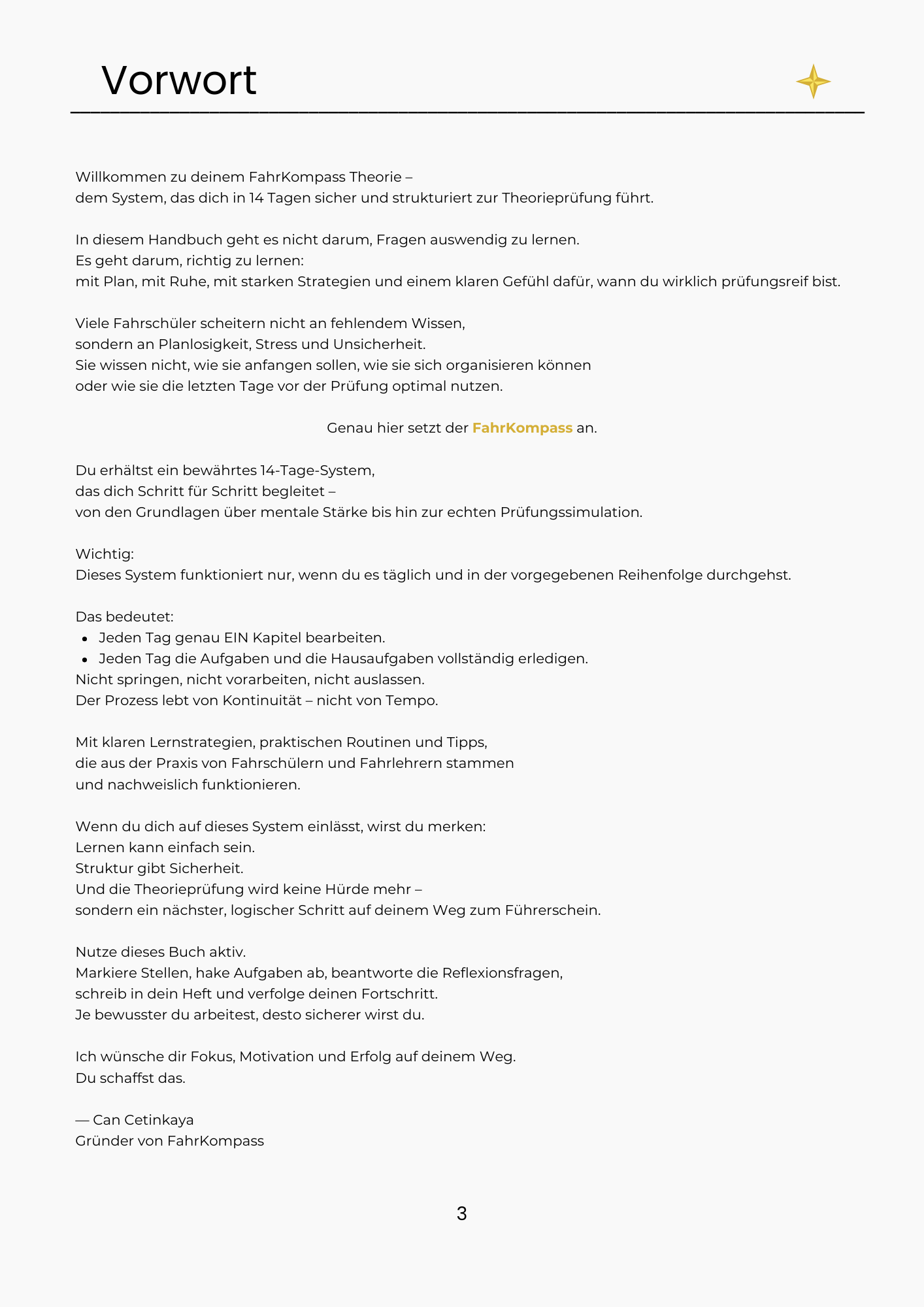 FahrKompass Theorie – Das 14-Tage-System für die Theorieprüfung